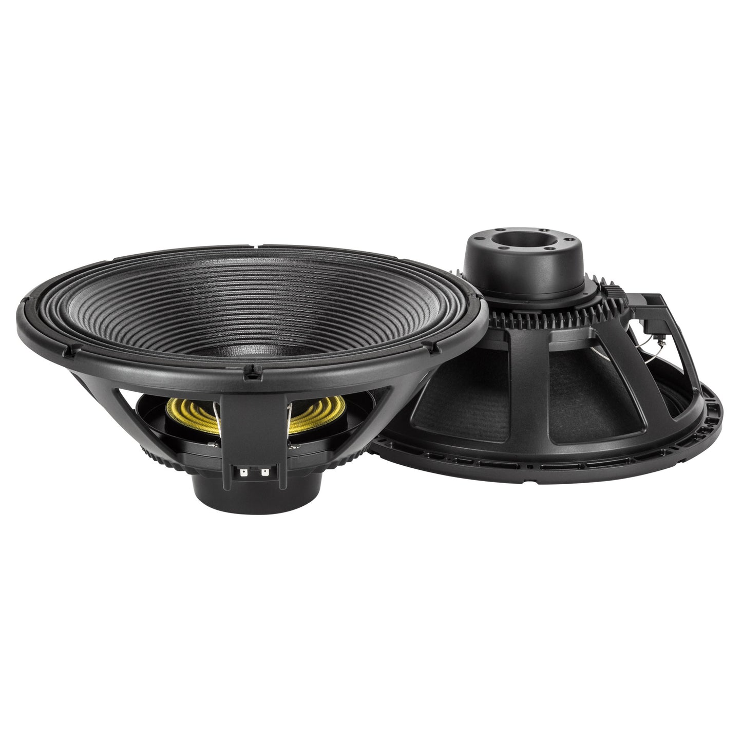 18" Power: 1500W rms, 3000W prog. Sensitivity: 97 dB Freq. Range 25-1000 Hz