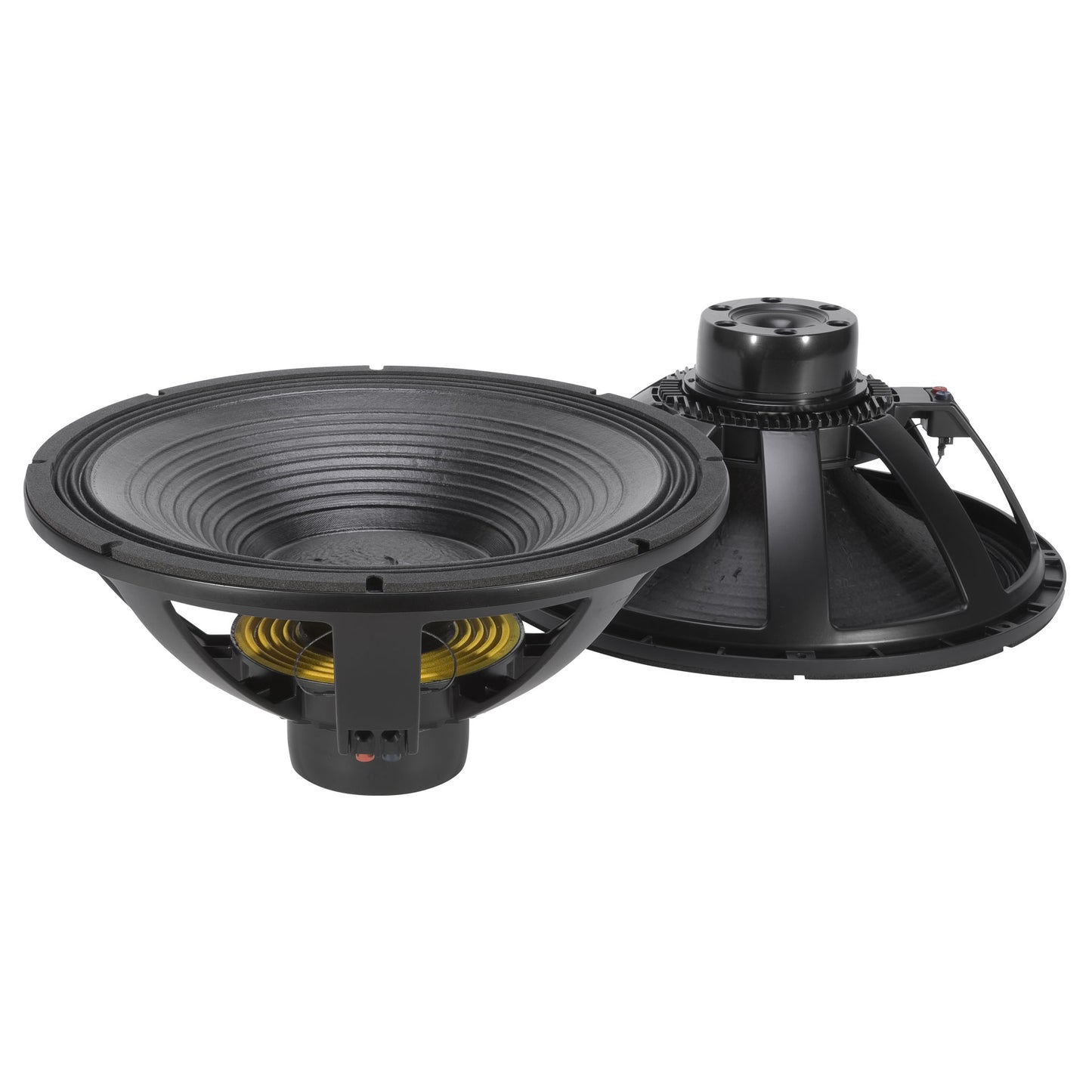 21"Power: 1500W rms, 3000W prog. Sensitivity: 98,5 Freq. Range 30-1000 Hz
