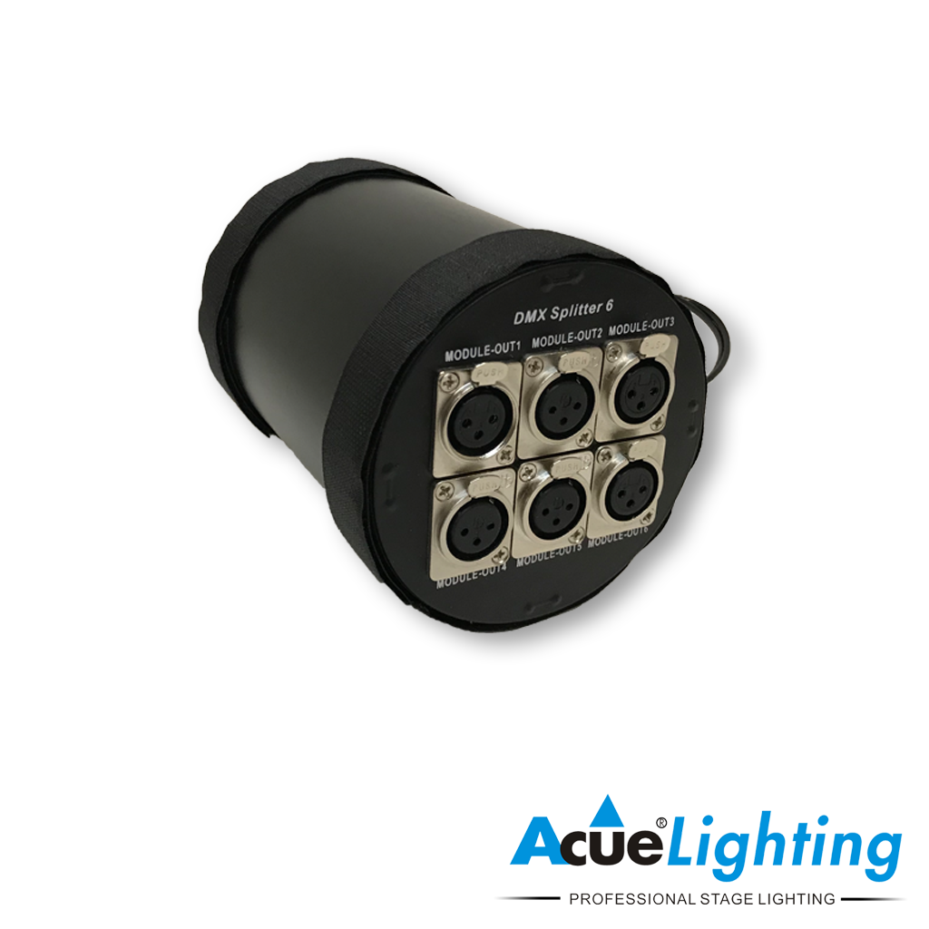 Acue 6-Way DMX Splitter