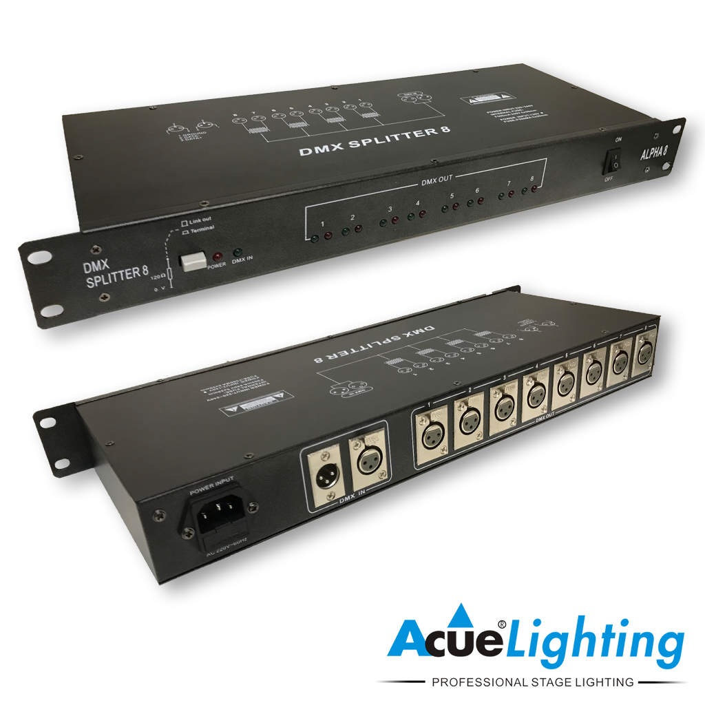 Acue 8-Way DMX Splitter