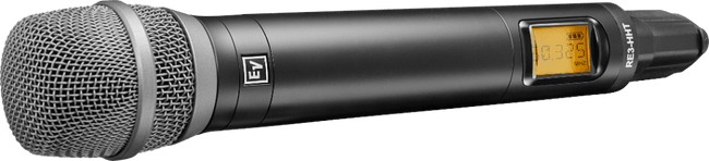 Electro-Voice RE3-HHT520-6M UHF wireless transmitter featuring RE520 condenser supercardioid microphone