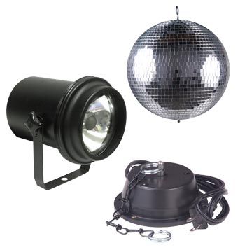 ADJ M-100L Mirror Ball Package