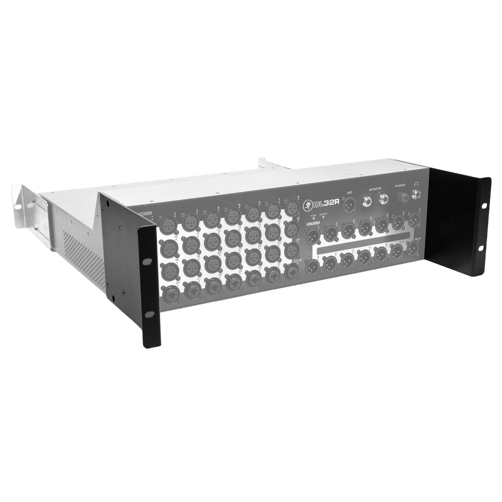 Mackie DL32R Install Rackmount Kit Extended Front and Rear Rackmount Brackets for DL32R