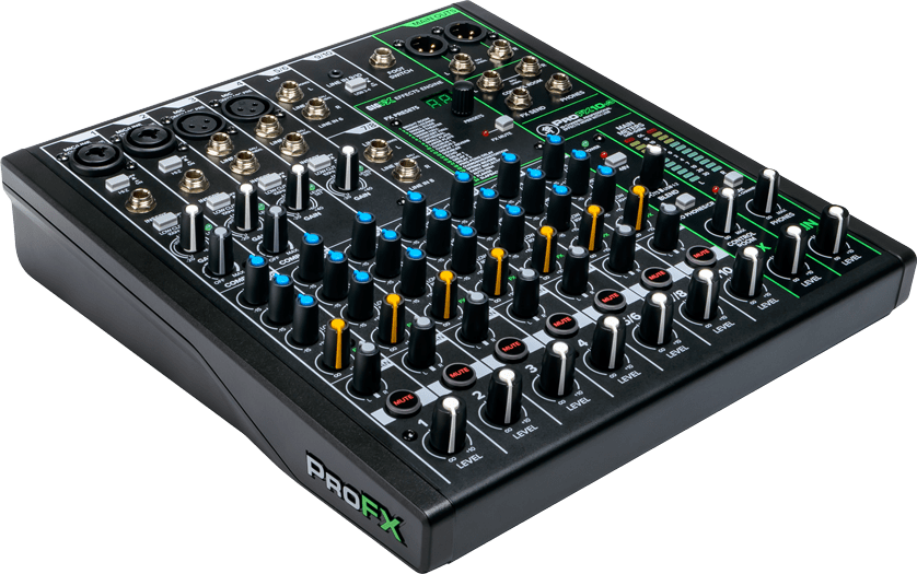 Mackie ProFX10v3 10 Channel Professional Effects Mixer with USB