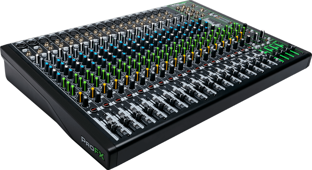 Mackie ProFX22v3 22 Channel 4-bus Professional Effects Mixer with USB