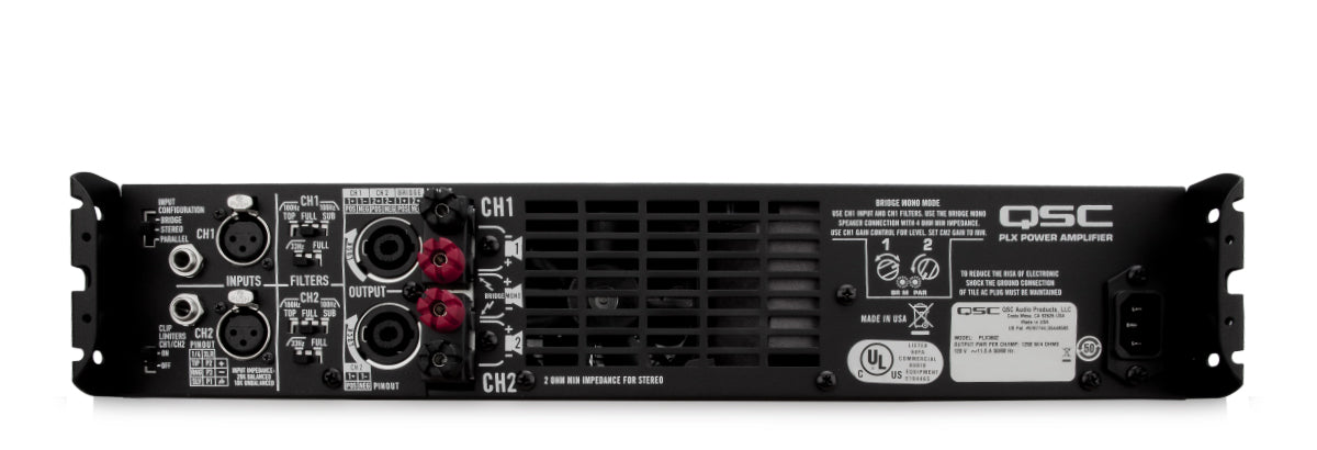 QSC PLX2502 Low-Z Power Amplifier