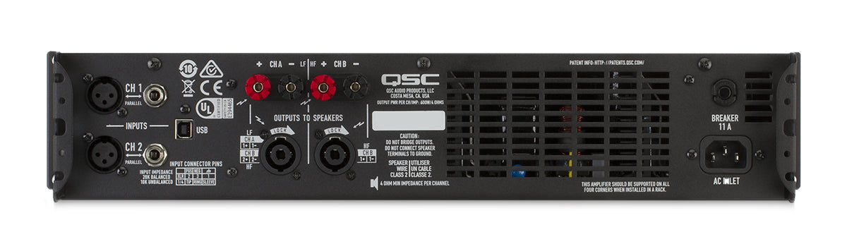 QSC GXD4 Professional Power Amplifiers