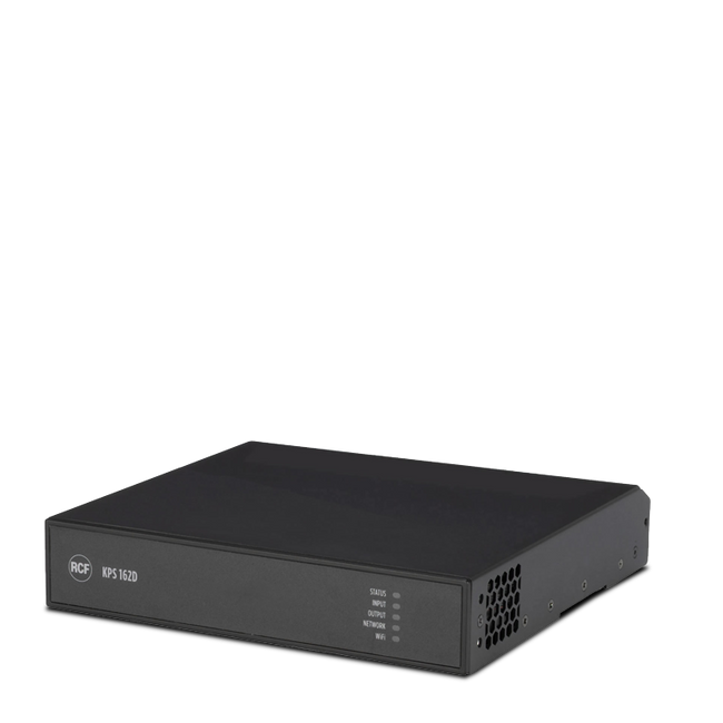 Class D Power Amplifier with DSP, Dante-Equipped (2 X 160 W)