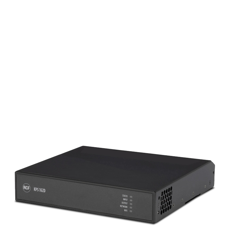 Class D Power Amplifier with DSP, Dante-Equipped (2 X 160 W)
