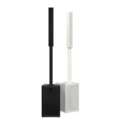 Active 2100W Portable Three-Way Column Array w/ JMixRemote App Capability, INCLUDES: