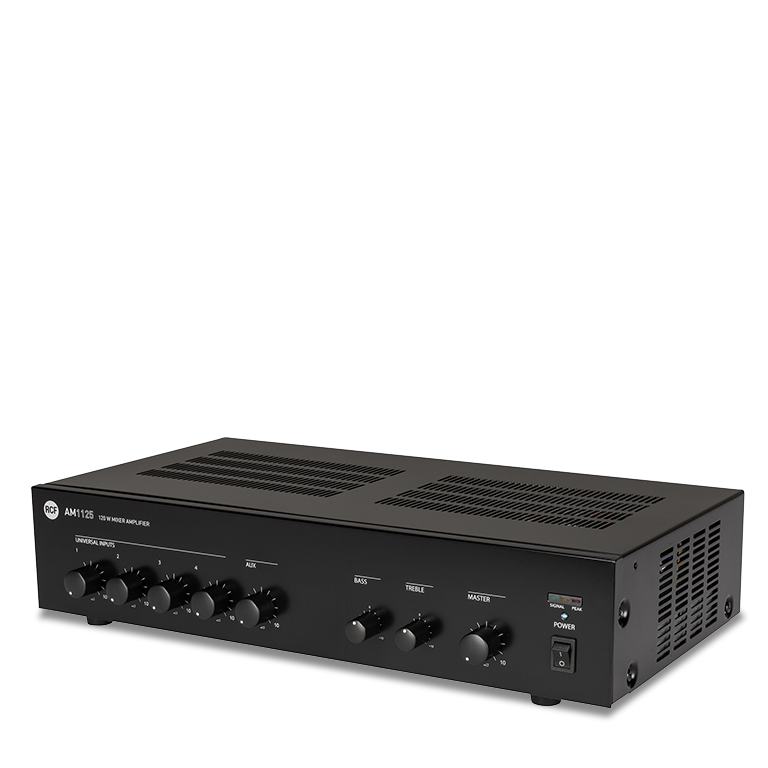 5 Channel Digital Mixer/Amplifier - 4 Ω, 70/100V, 160W