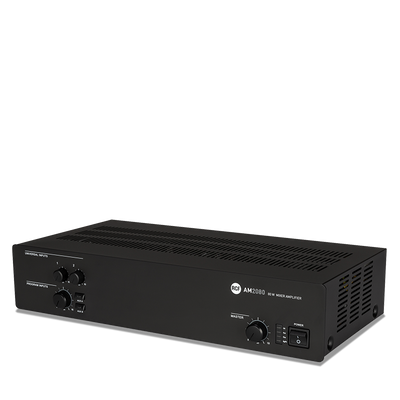 2 Input Digital Mixer/Amplifier - 4 Ω, 70/100V, 80W