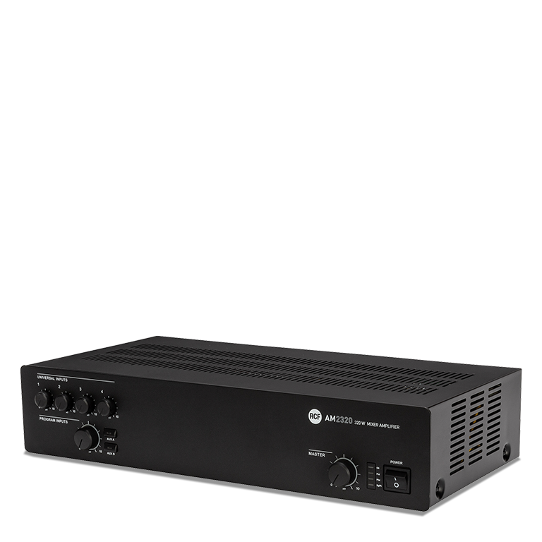 5 Input Digital Mixer/ Amplifier - 4 Ω, 70/100V, 160W