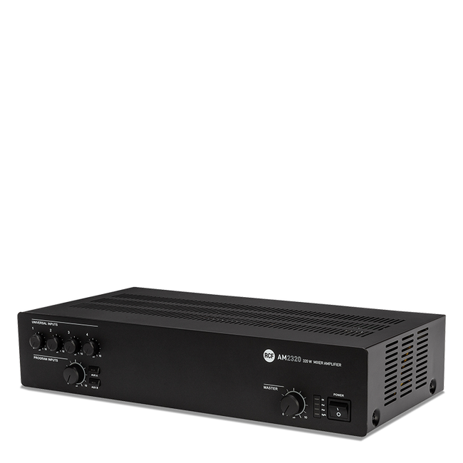 5 Input Digital Mixer/ Amplifier - 4 Ω, 70/100V, 160W