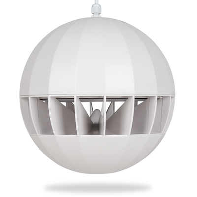 Passive Pendent Ball Speaker, 5/10/20W, 100V, 5M Suspension Cable (White)