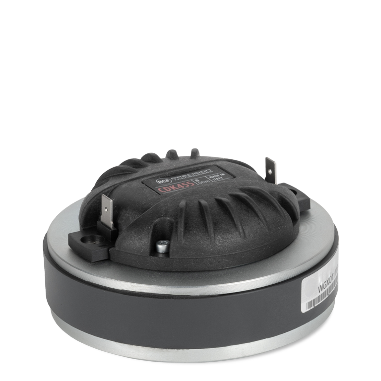 Exit: 1" 70W rms, 140W program. 109dB, 1.2-20KHz -Polymide
