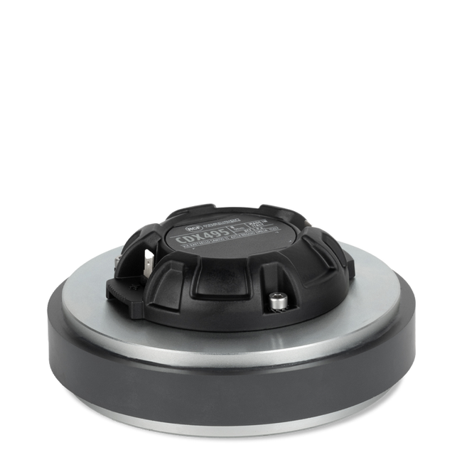 Exit: 1" 70W rms, 140W program. 109dB, 1.2-20KHz -PKX Polymer