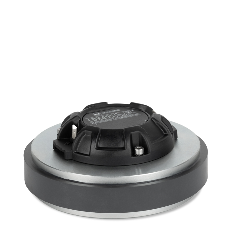 Exit: 1" 70W rms, 140W program. 109dB, 1.2-20KHz -PKX Polymer