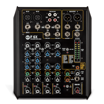 6 Channel Mixer w/ FX