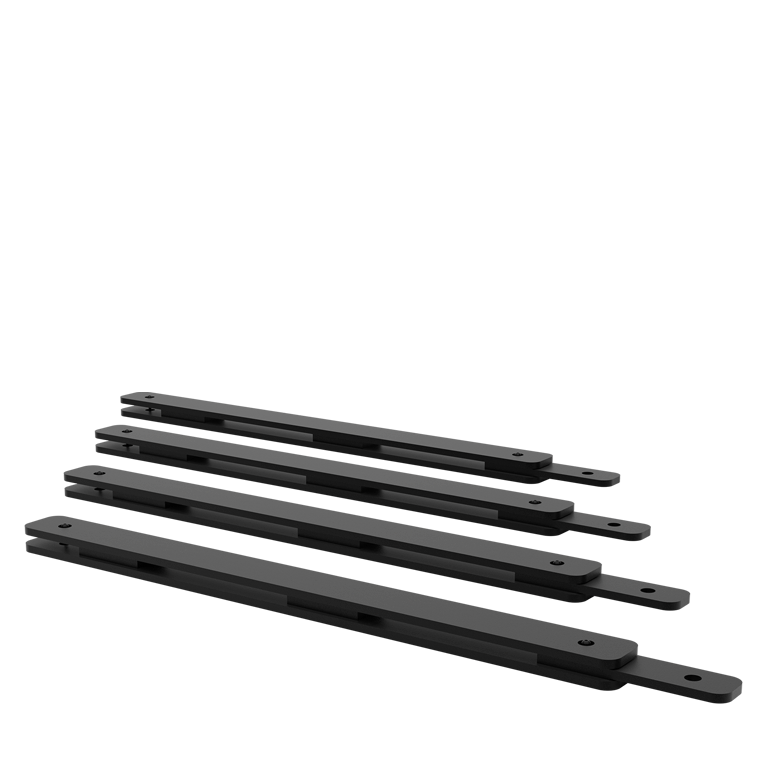 Set of 4 Side Suspension Brackets for SUB9029-AS, SUB9019-AS, SUB9016-AS, GTS19G, S29, S29 WP, S19, S19 WP (To be used with FLB60676 and the correspondent Upper Spacer Brackets)