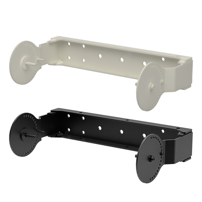 Horizontal Bracket for Compact M 06 (Pair) (White)