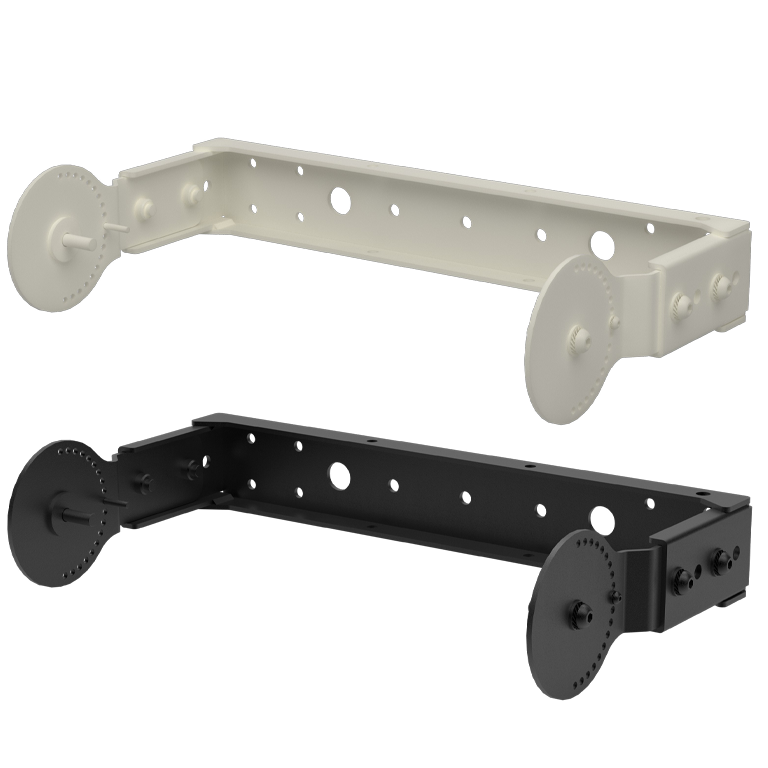 Horizontal Bracket for Compact M 08 (Pair) (White)