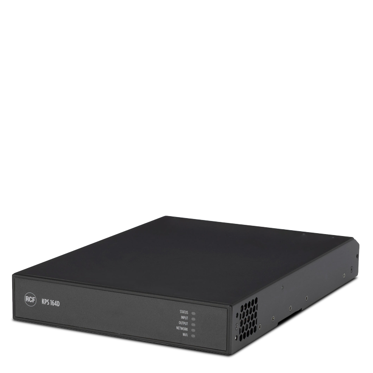 Class D Power Amplifier with DSP, Dante-Equipped (4 X 160 W)
