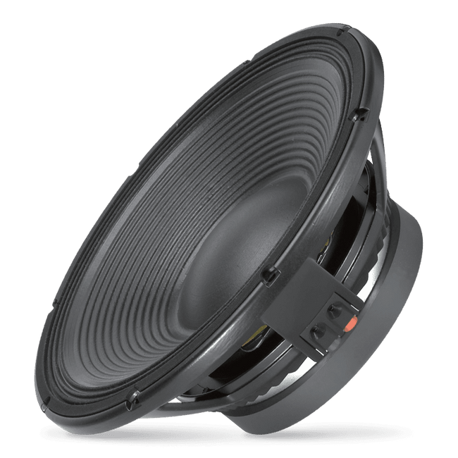 15" Power: 800W rms, 1600W prog. Sensitivity: 97 dB Freq. Range 30-1500 Hz