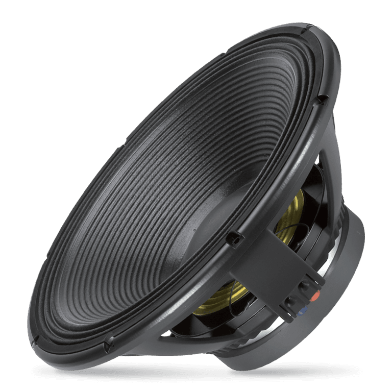 18" Power: 1000W rms, 2000W prog. Sensitivity: 97,5 dB Freq. Range 25-1000 Hz