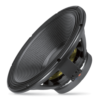 18" Power: 1000W rms, 2000W prog. Sensitivity: 97,5 dB Freq. Range 25-1000 Hz