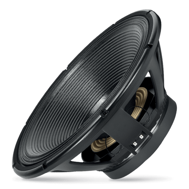 18" Power: 1500W rms, 3000W prog. Sensitivity: 97,5 dB Freq. Range 30-1000 Hz