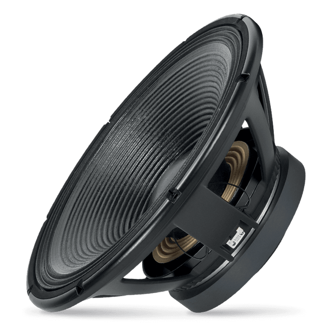 18" Power: 1800W rms, 3600W prog. Sensitivity: 97 Freq. Range 30-1000 Hz
