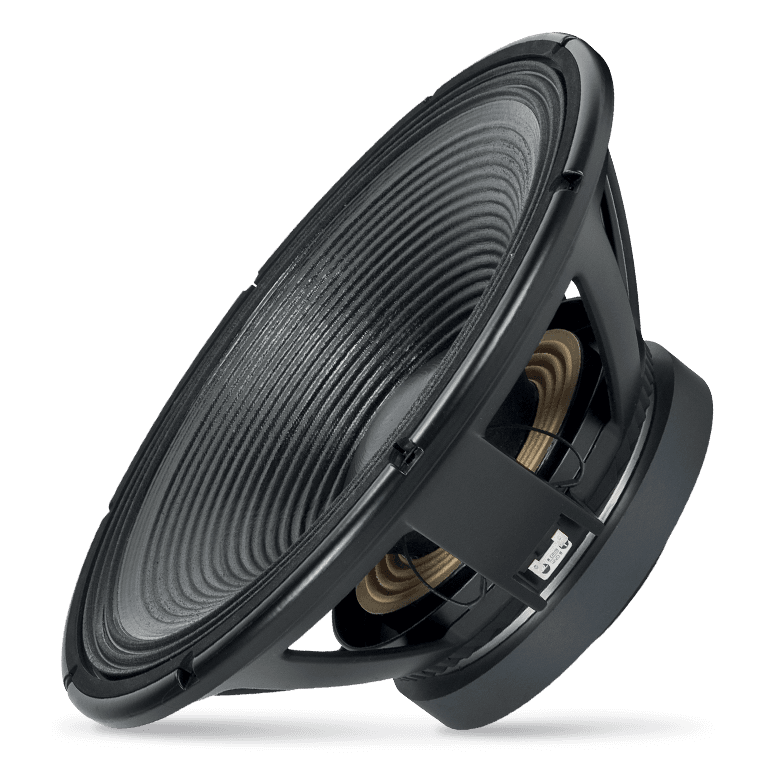 18" Power: 1800W rms, 3600W prog. Sensitivity: 97 Freq. Range 30-1000 Hz