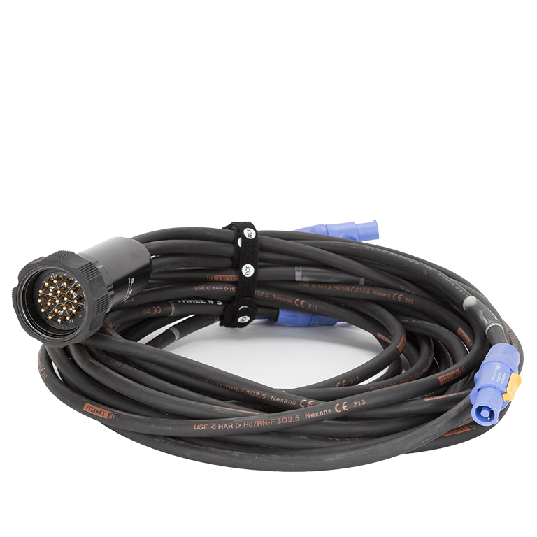 LKS19 to 6X Powercon (2X8ft, 2X16ft, 2X32ft)