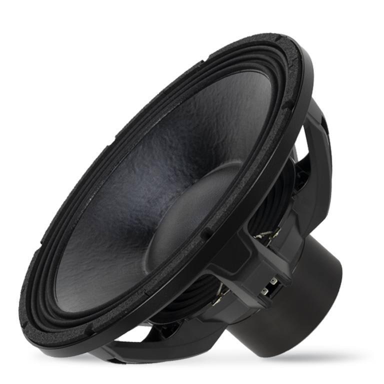 19" Power: 1500W rms, 3000W prog. Sensitivity: 98.5dB Freq. Range 25-1000Hz