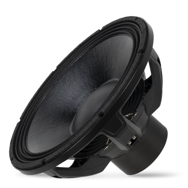 19" Power: 1500W rms, 3000W prog. Sensitivity: 98.5dB Freq. Range 25-1000Hz