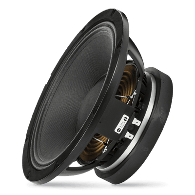 10" Power: 300W rms, 600W prog. Sensitivity: 98 dB Freq. Range 50-3500 Hz
