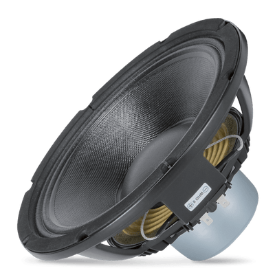 10" Power: 300W rms, 600W prog. Sensitivity: 97 dB Freq. Range 50-3500 Hz