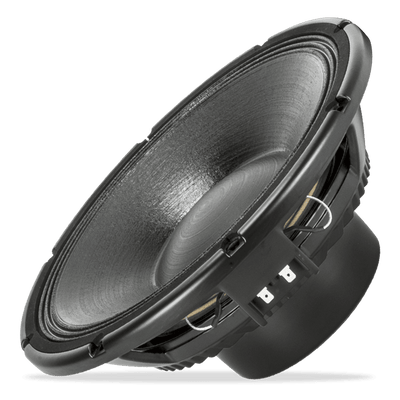 12" Power: 1000W rms, 2000W prog. Sensitivity: 98,5 dB Freq. Range 50-2000 Hz
