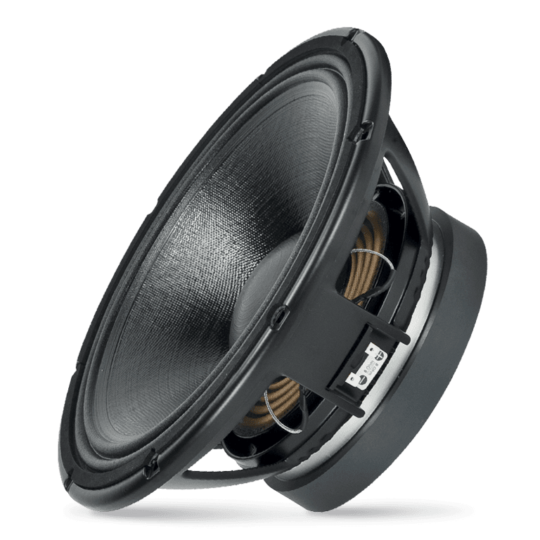 12" Power: 700W rms, 1400W prog. Sensitivity: 98,5 dB Freq. Range 45-2500 Hz