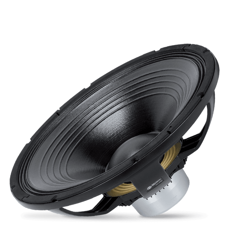 15" Power: 500W rms, 1000W prog. Sensitivity: 99,5 dB Freq. Range 40-3500 Hz