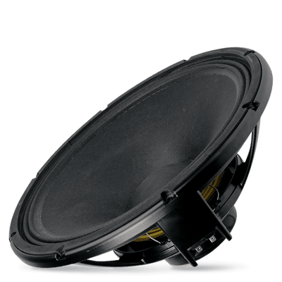 15" Power: 650W rms, 1300W prog. Sensitivity: 99 dB Freq. Range 40-2000 Hz