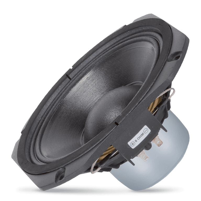 8" Power: 300W rms, 600W prog. Sensitivity: 96 dB Freq. Range 60-3500 Hz