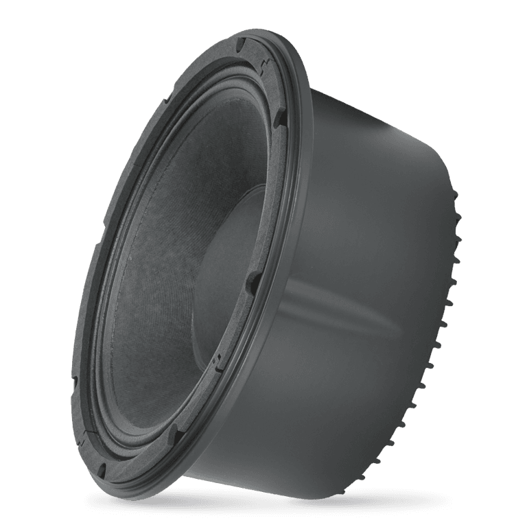 10" Power: 350W rms, 700W prog. Sensitivity: 102 dB Freq. Range 150-2000 Hz