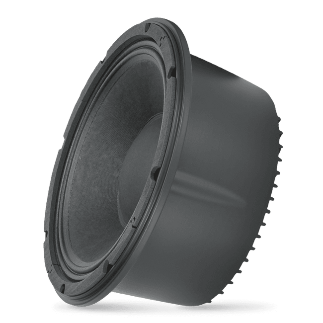 10" Power: 350W rms, 700W prog. Sensitivity: 102 dB Freq. Range 150-2000 Hz