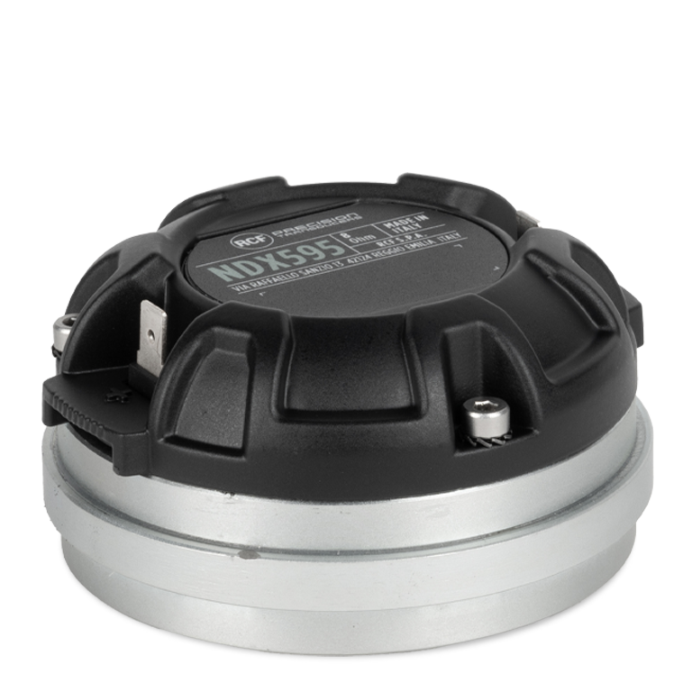 Exit: 1" 70W rms, 140W program. 110dB, 1.2-20KHz -PKX Polymer