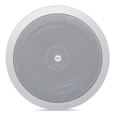 6" Coax Flush Mnt. Ceil. Speaker With Line Transf., 12W, IP. 44 (Black)