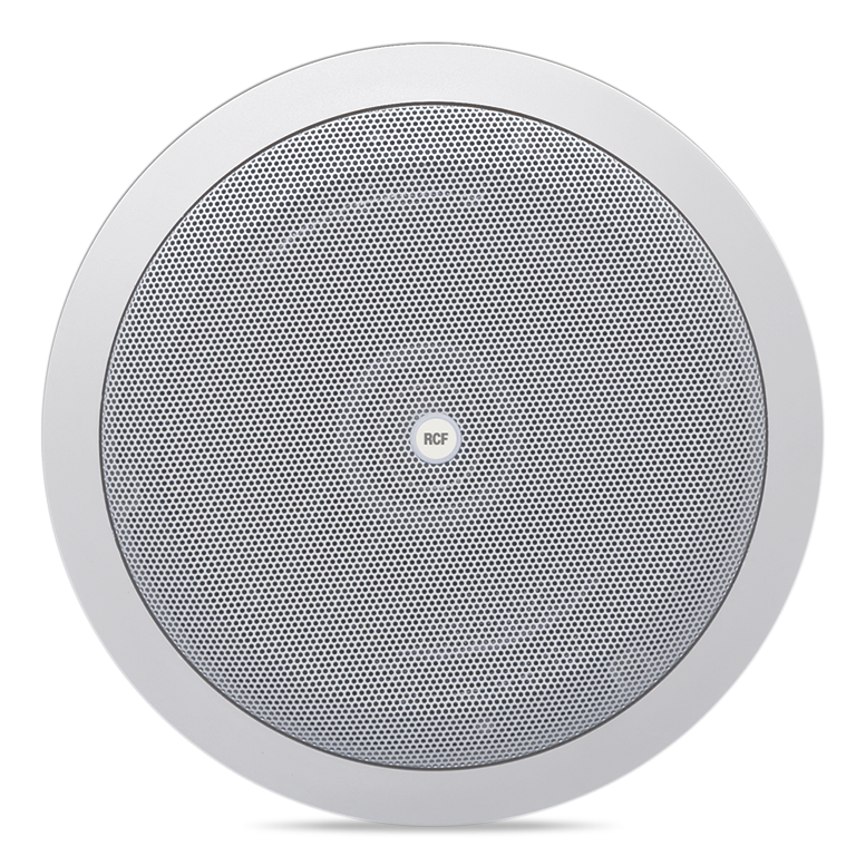 6" Coax Flush Mnt. Ceil. Speaker With Line Transf., 12W, IP. 44 (Black)