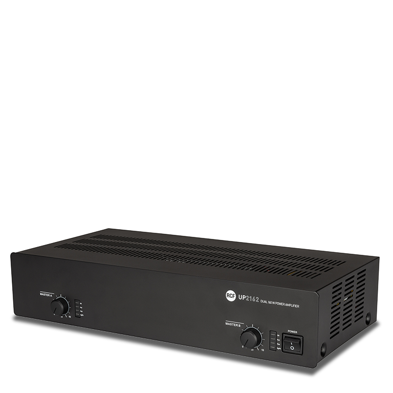 Class D 2 Channel Amplifier with Aux Input - 4 Ω, 70/100V, 2 x 160W