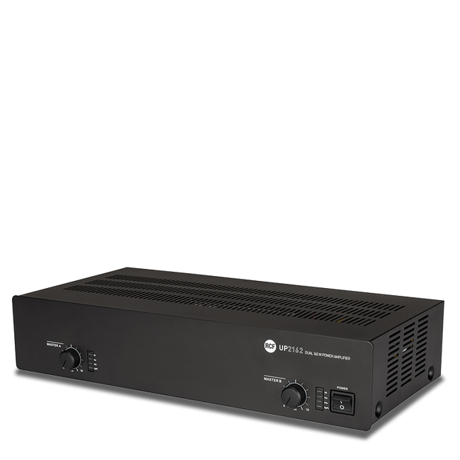 Class D 2 Channel Amplifier with Aux Input - 4 Ω, 70/100V, 2 x 160W